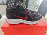 Buty Nike Quest 4 czarno-czerwone, 45.5 - nowe