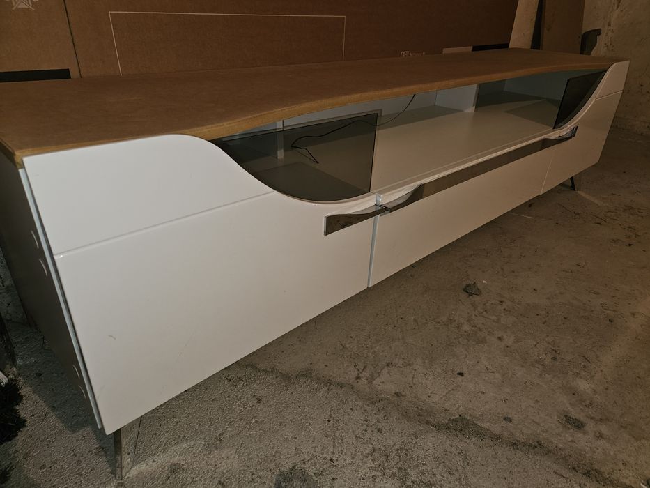 Komoda biała połysk + gratis