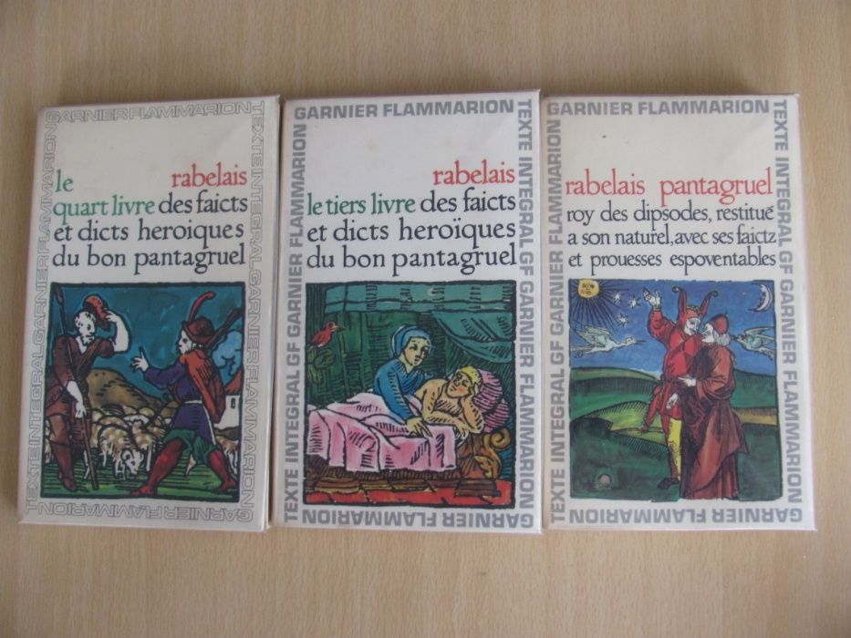 Rebelais - Pantagruel - 3 Volumes