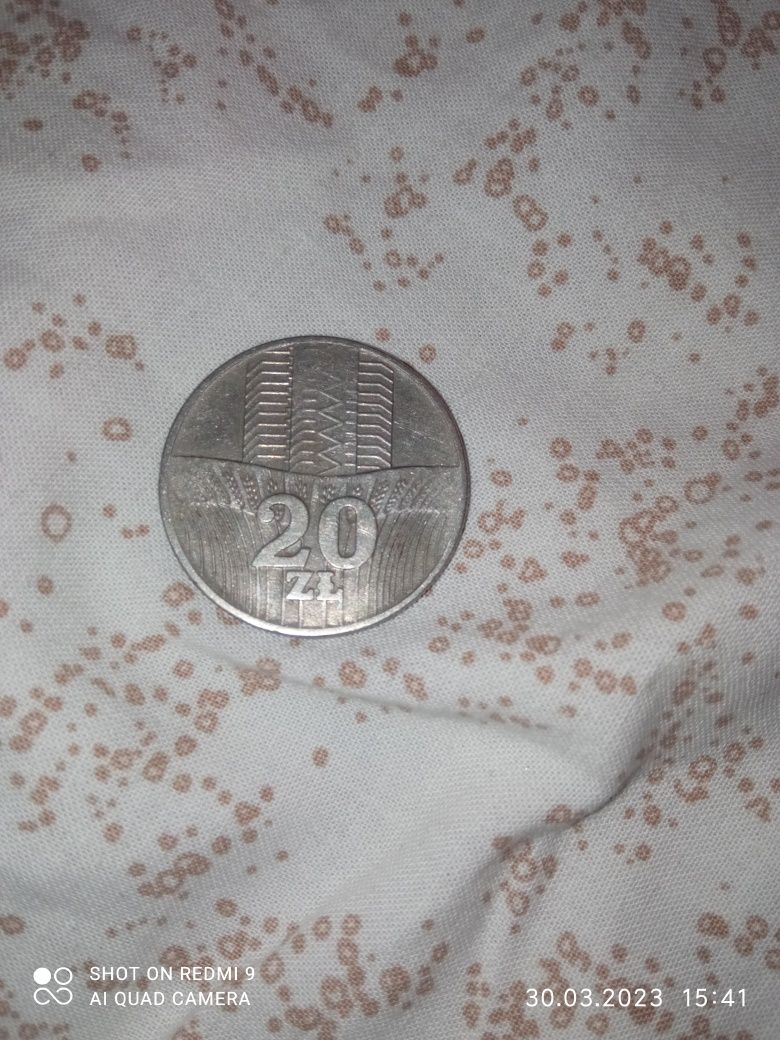 Монета номіналом 20зл