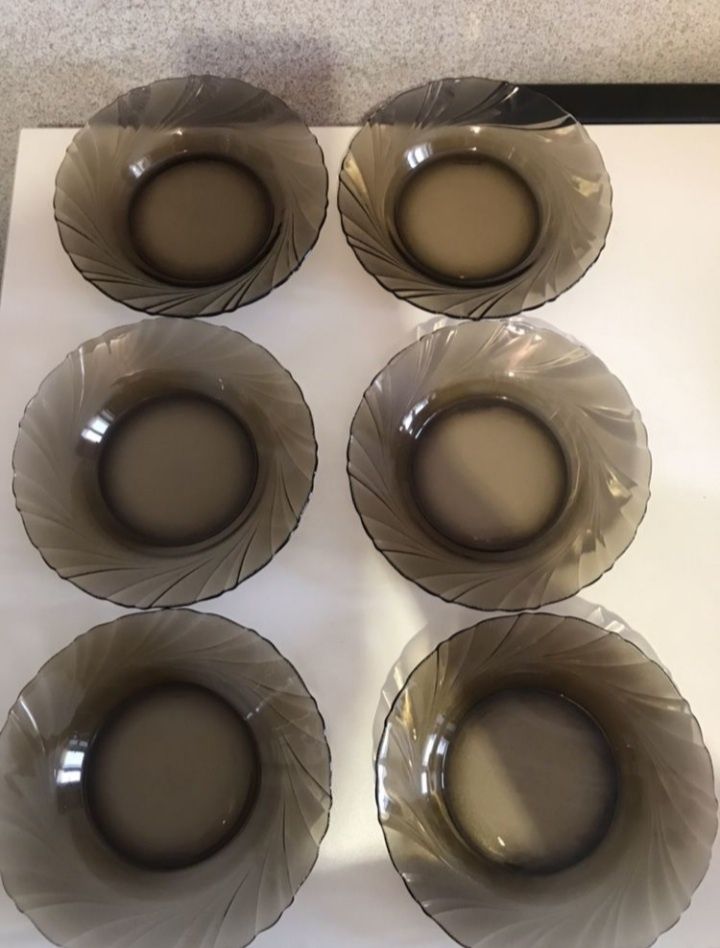 Набор посуды сервиз тарелки чашки стаканы Франция Luminarc Ocean Eclip