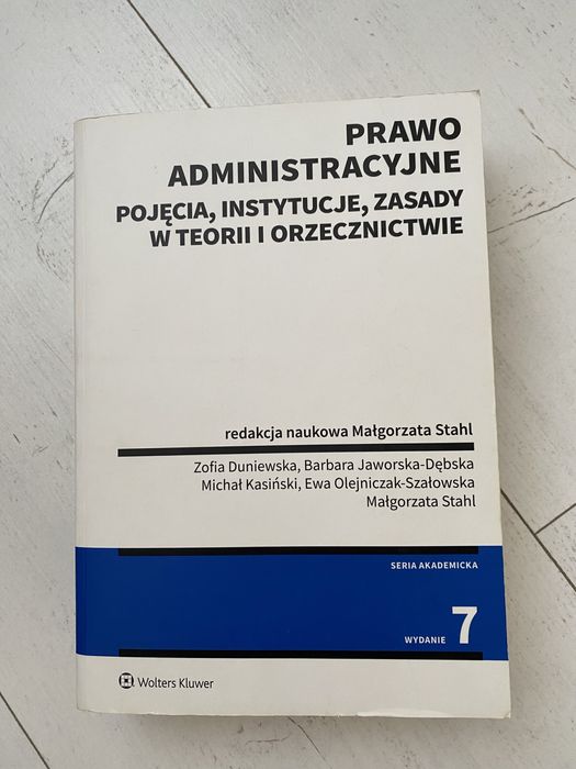 Prawo administracyjne Małgorzata Stahl wydanie 7