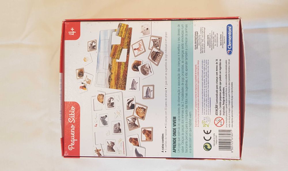 Jogo aprende onde vivem os animais