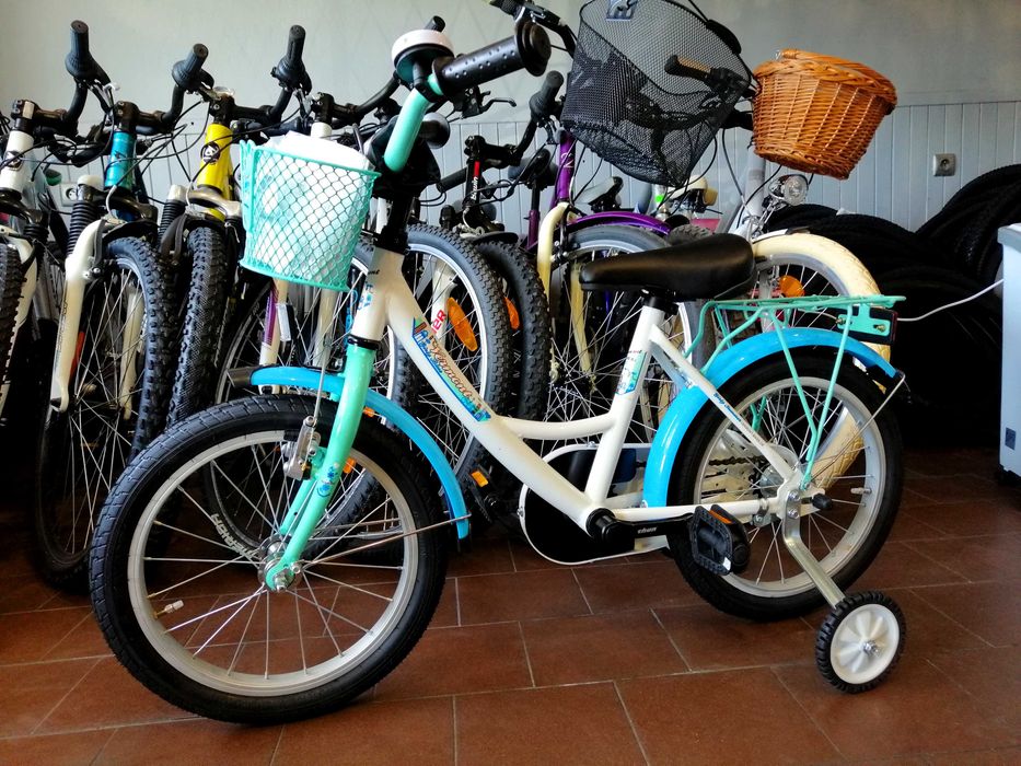 PIĘKNY VERMONT GIRLY SUMMER Roz. 11,5" Dziecięcy *Koła 16 cali* Koszyk