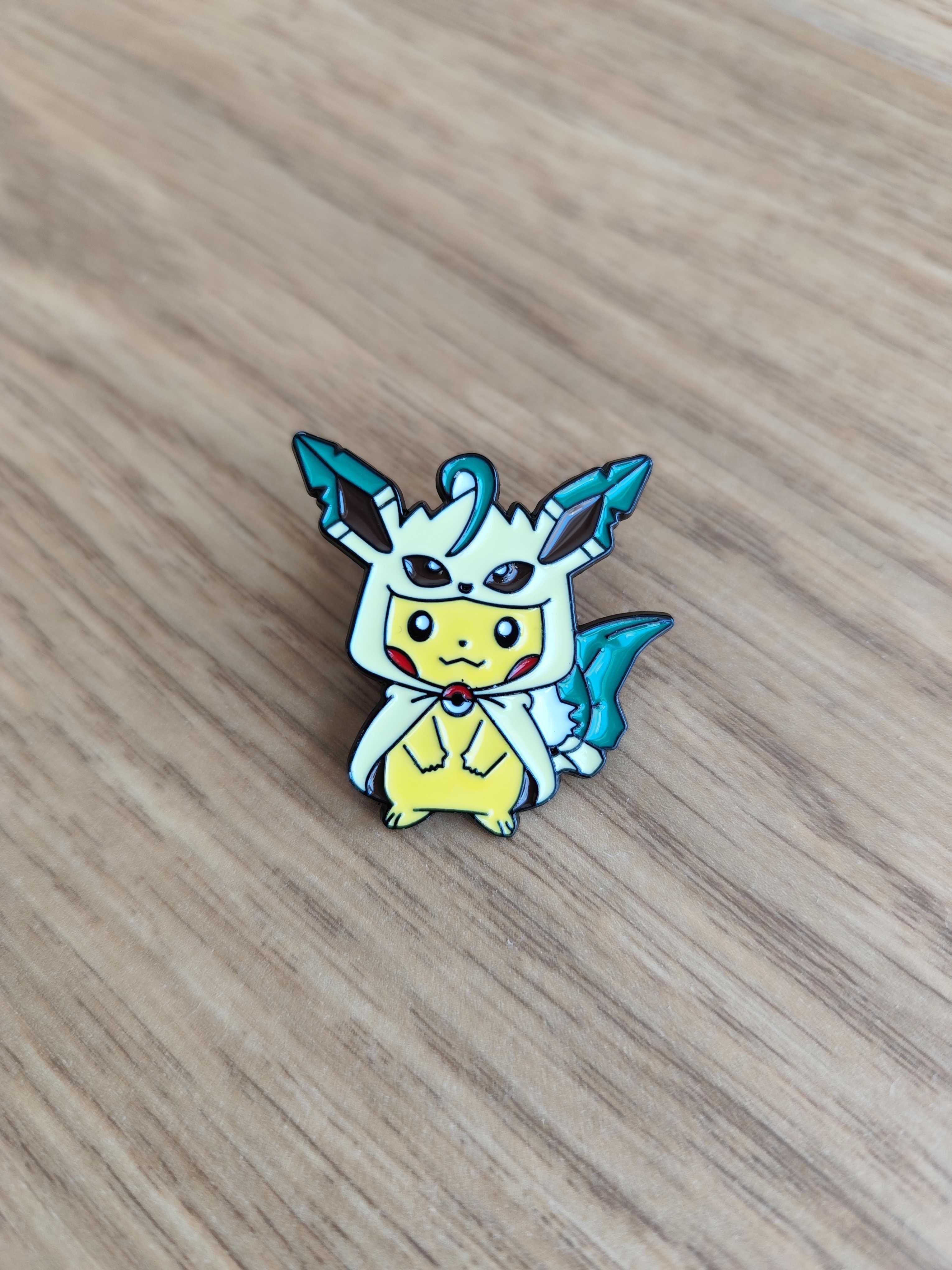 Przypinka broszka Pokemon Pikachu pins Leafeon