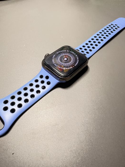 Apple Watch 6 44mm cellular stal szlachetna