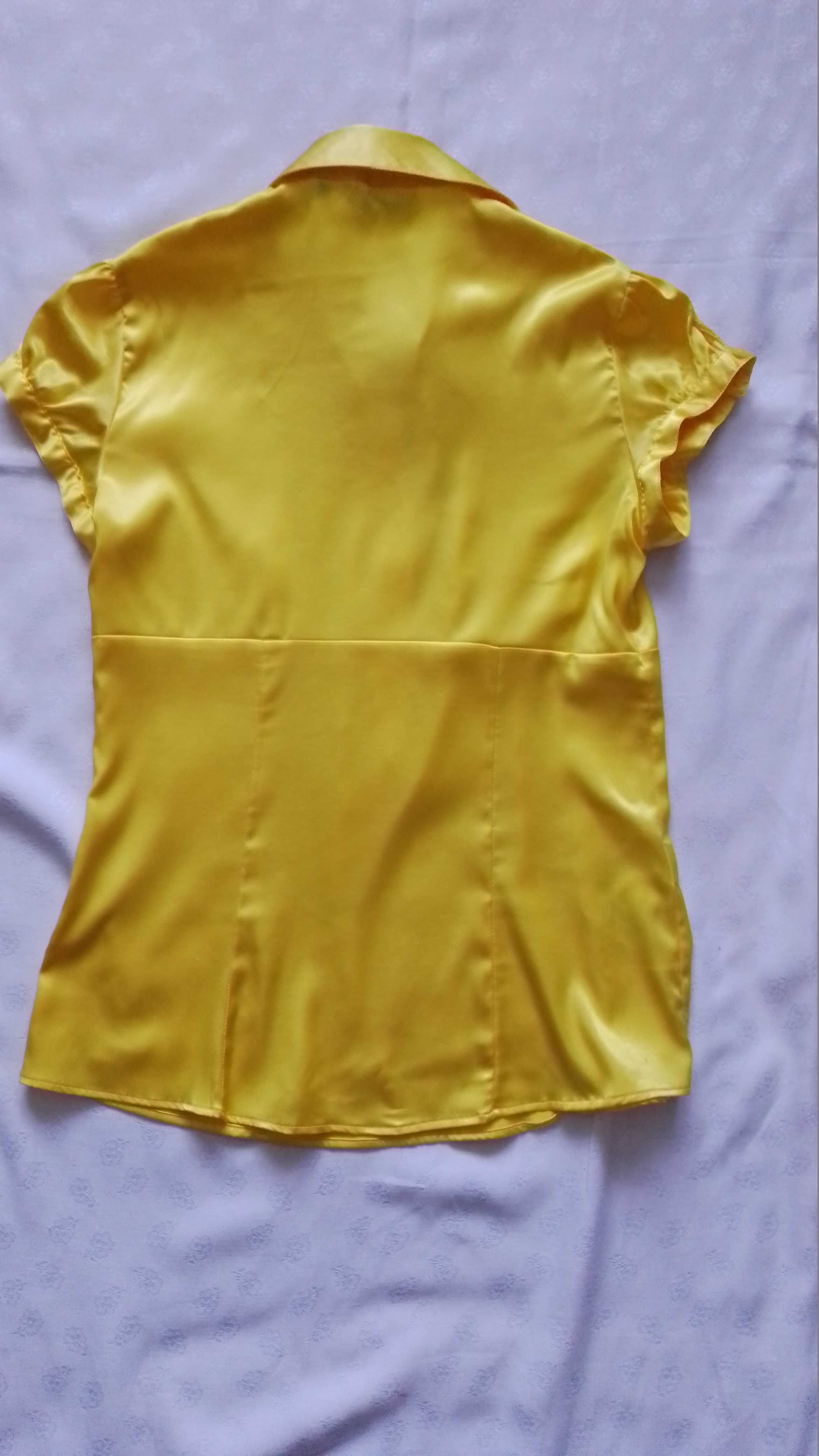 Блузка атласная Zara basic размер. S.