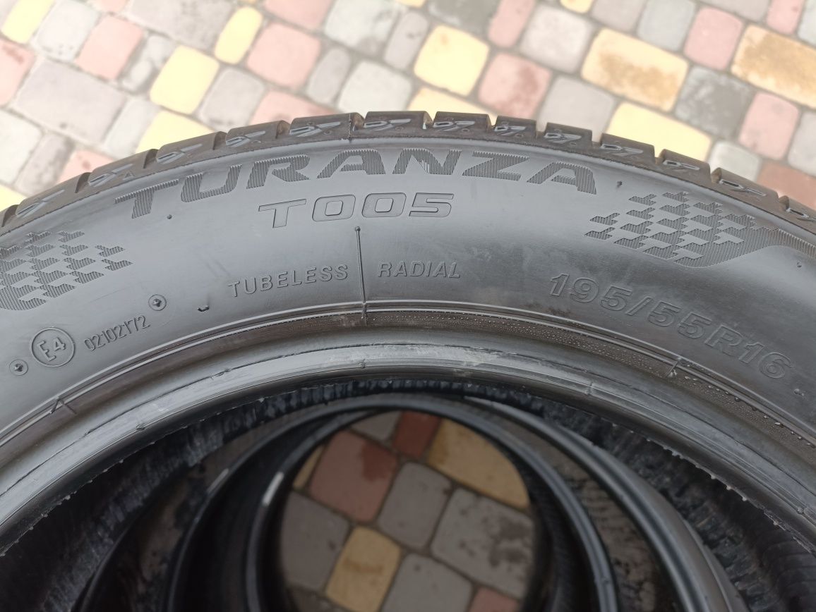 Bridgestone 195/55 R16 шини літні