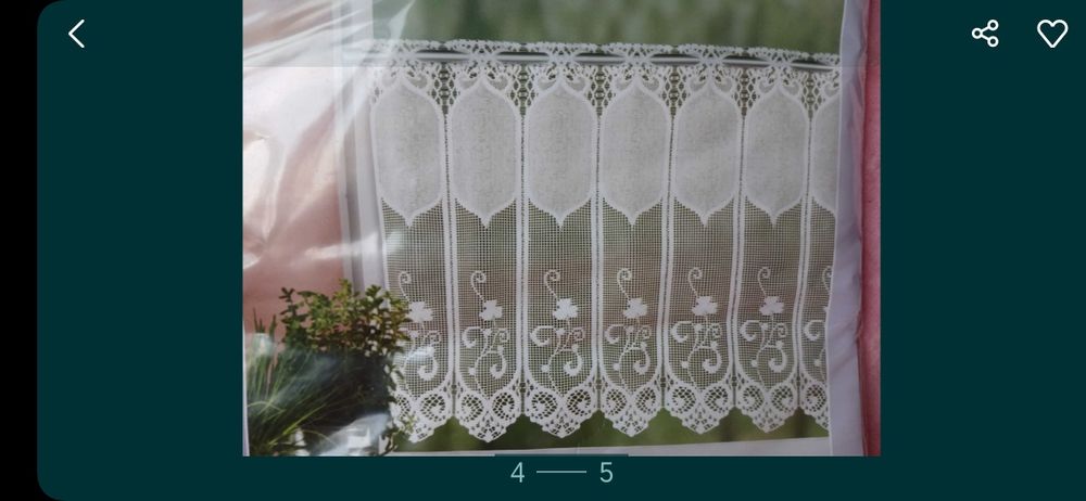 nowe zazdrostki firanki białe 3 wzory do wyboru