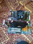Материнськая плата, gigabaite Ga-M61SME-S2 +відеокарта DDR3 256B,