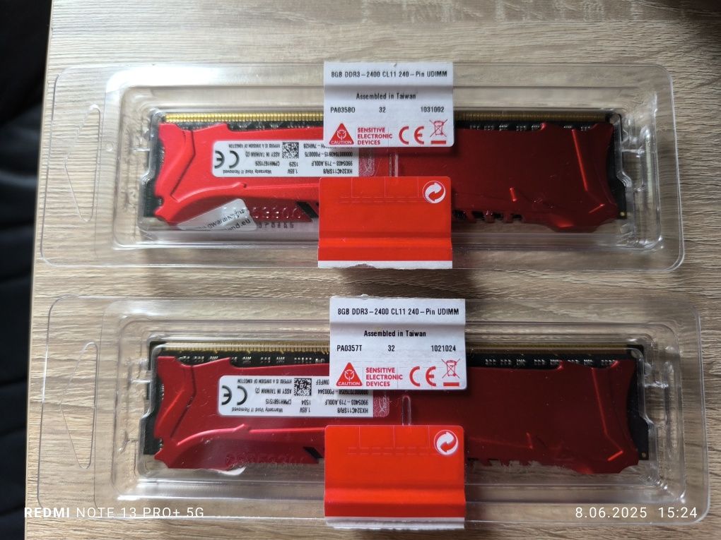 Pamięci RAM DDR3 16GB (2x8) 2400 CL11 Kingston Savage