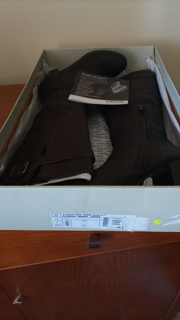 Botas 40 Geox castanhas