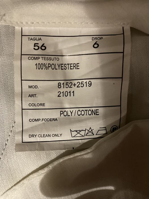 Szary Garnitur rozmiar 56