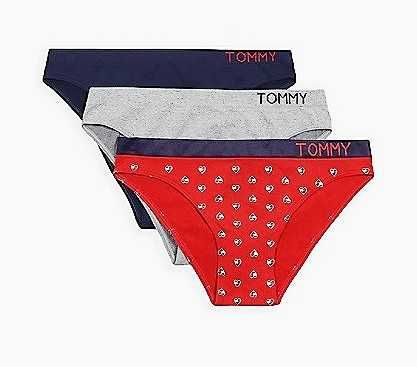 Трусики бикини серые Tommy Hilfiger р.XL из набора. Оригинал!
