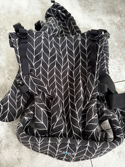 Nosidełko / nosidło KAVKA multi-age black braid bamboo