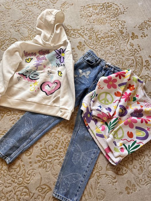 Комплект Primark на зріст 122 см на 6-7 років джинси кофта