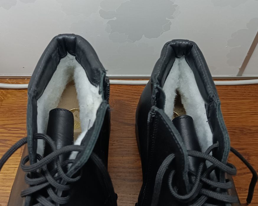 Nowe Buty Alfa Skórzane Trzewiki Solidne Męskie r. 44