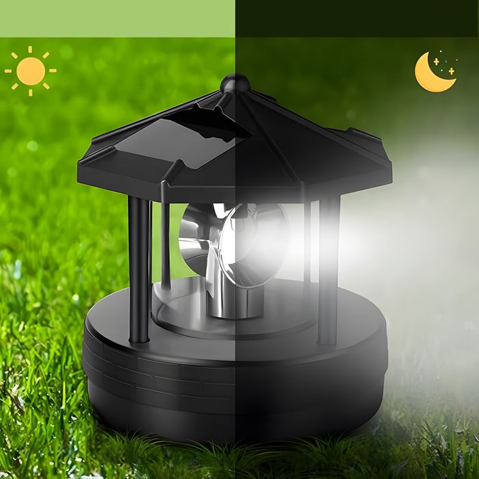 Obrotowa lampa LED solarna