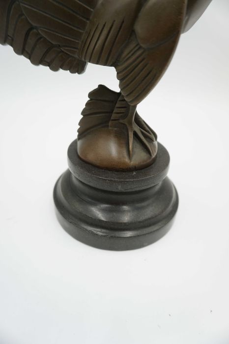 FIGURA Z BRĄZU kogut – art deco