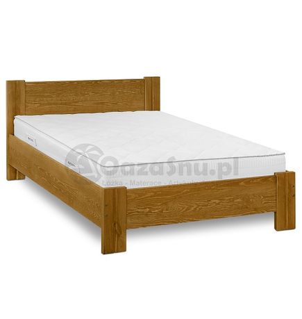 łóżko sosnowe wysoki zagłówek ETIUDA 140x200 MEGA MOCNE
