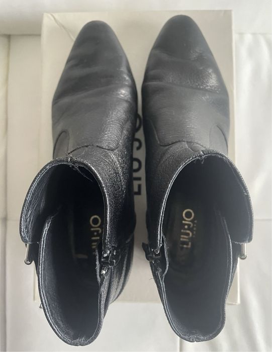 Liu Jo Botki skóra czarne, rozmiar 38