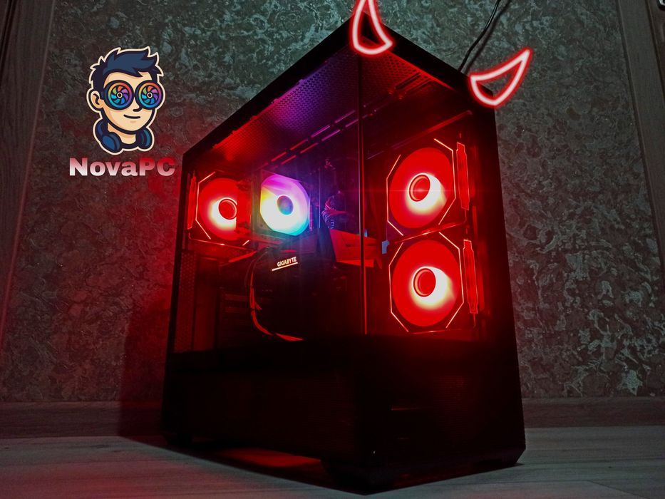 БЛЕКДЕЙВОЛ RTX 3080/Ryzen 7 5700x/SSD 512 Ігровий комп'ютер игровой ПК