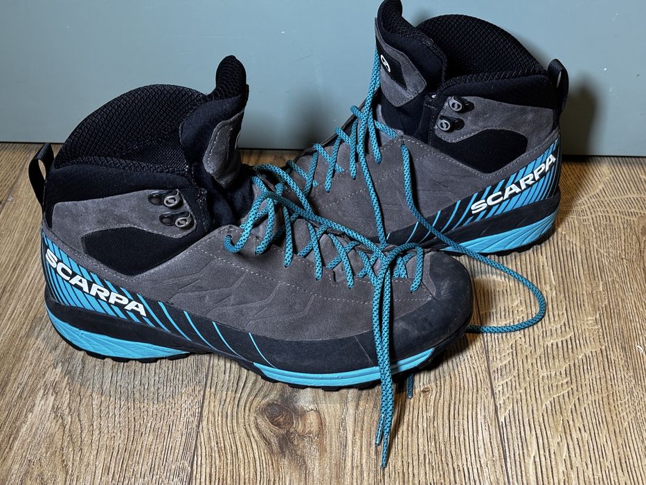 Buty podejściowe Scarpa Mescalito Mid GTX - shark/azure 44