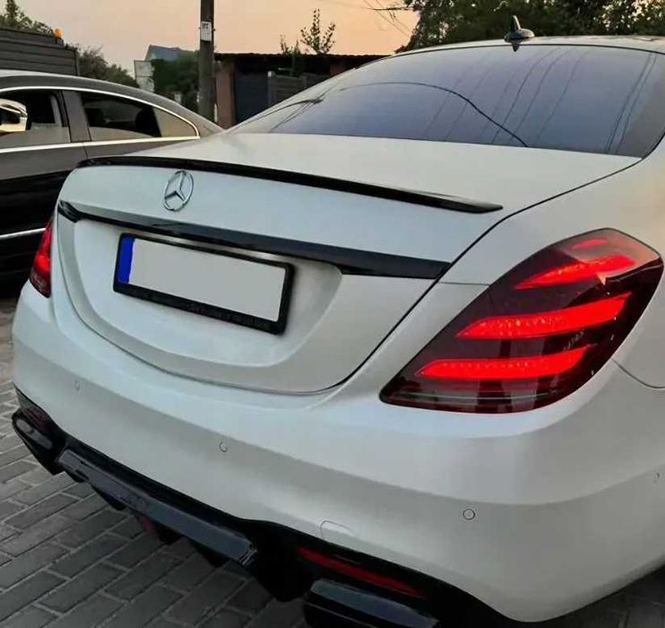 Spoiler Lotka Spoiler Mercedes S W222 CZARNY POŁYSK