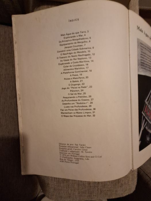 Livro Explorando o Mar