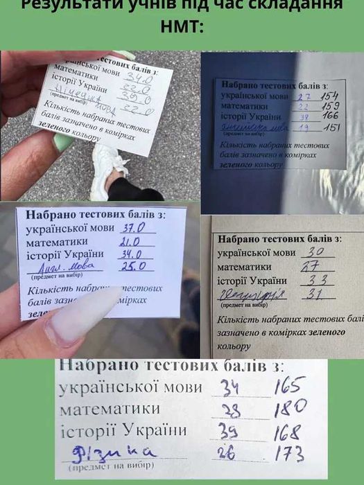 Репетитор з математики, фізики, хімії, історії,української,англійської