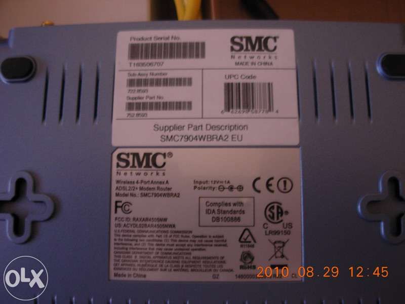 modem router wereless adsl barricade G da SMC