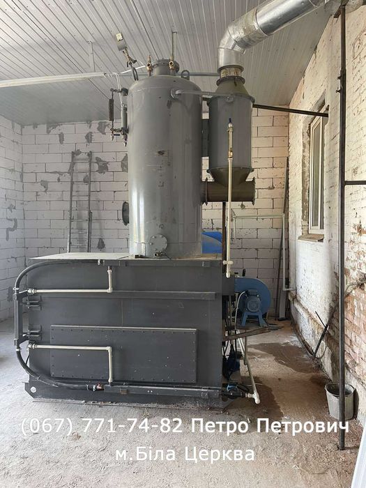 Котельний комплекс: Паровий котел 300 кг пару - Дрова любої вологості