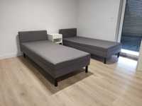 (dost. 3szt!) Łóżko SVELGEN Tapicerowana rama łóżka z materacem IKEA