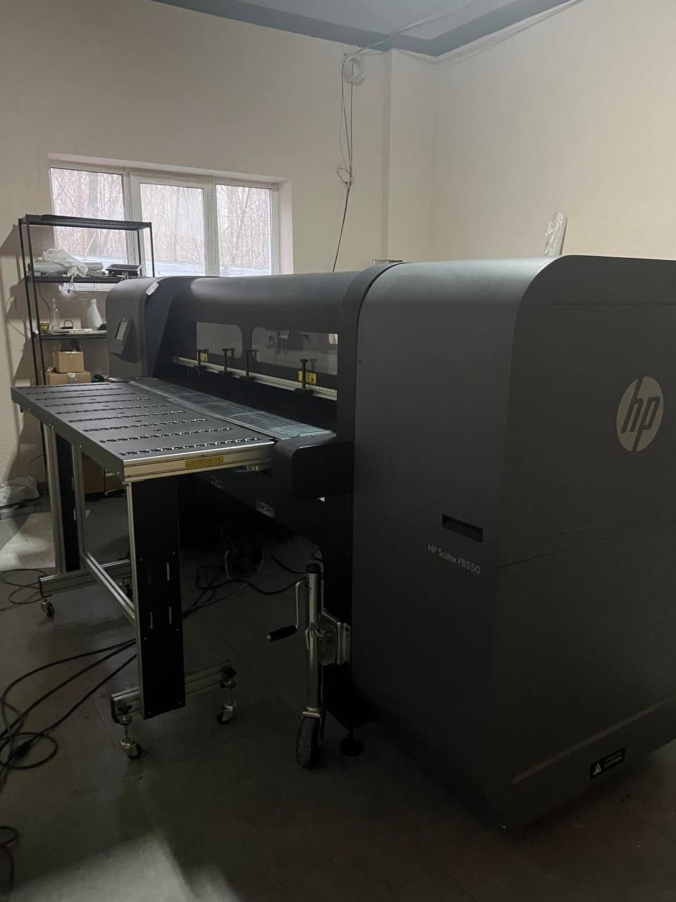 Широкоформатный Принтер УФ HP Scitex FB550 год выпуска 2018