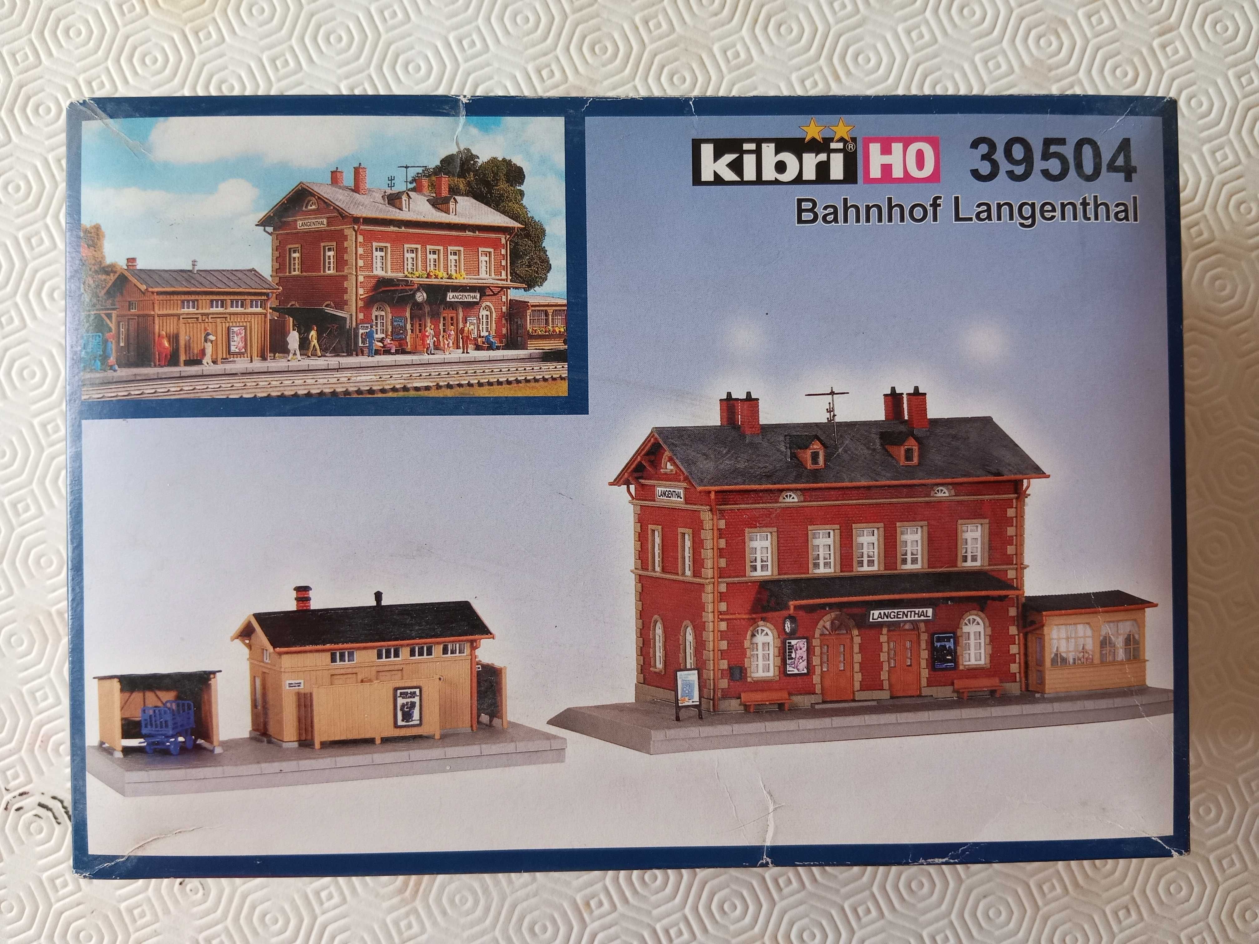 Edifícios Kibri 39504 HO Estação comboios Langenthal c/ anexo.