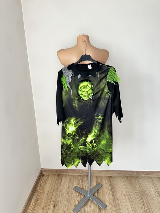 Strój przebranie na halloween TU 110-116 cm zombie