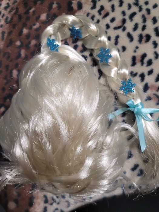 Перука волосся коса Ельзи Крижане серце