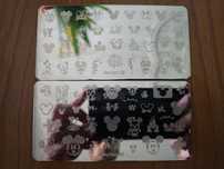 Placas de verniz para desenho em unhas de gel