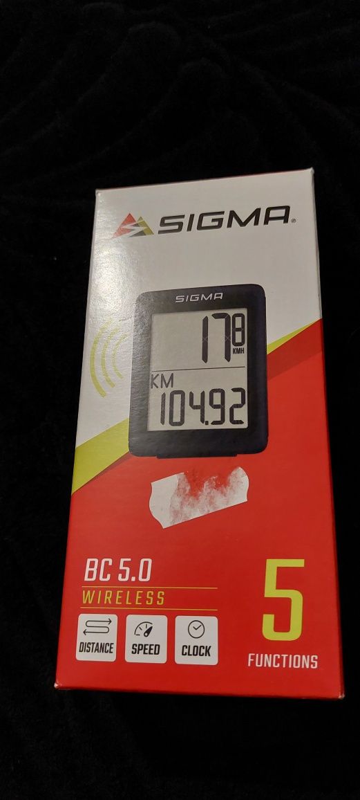 Licznik Sigma BC 5.0 5 funkcji