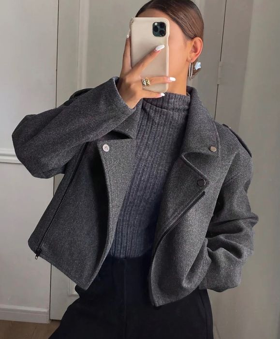 Nowa kurtka damska na zamek ramoneska oversized XL