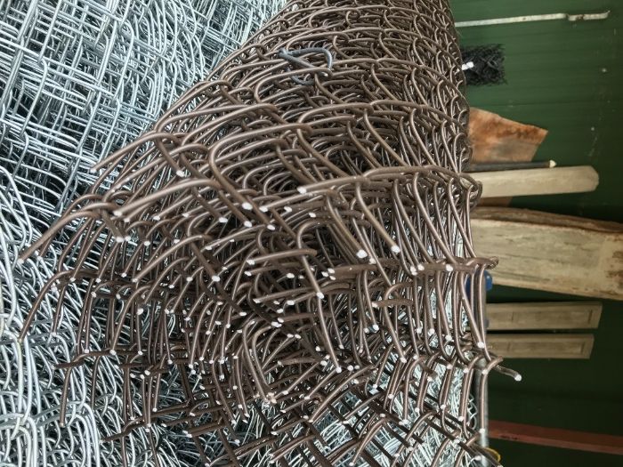 siatka ogrodzeniowa 2,5mm Ocynk + PCV 1,25m