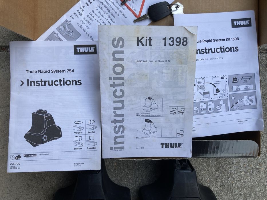 Thule 754 Rapid system + Kit 1398