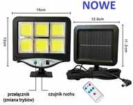 Lampa SOLARNA/halogen LED,CZUJNIK RUCHU i Zmierzchu,z pilotem i kablem