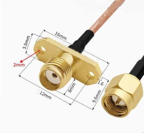 Пігтейл SMA MMCX IPEX UFL 5 8 10см перехідник  VTX