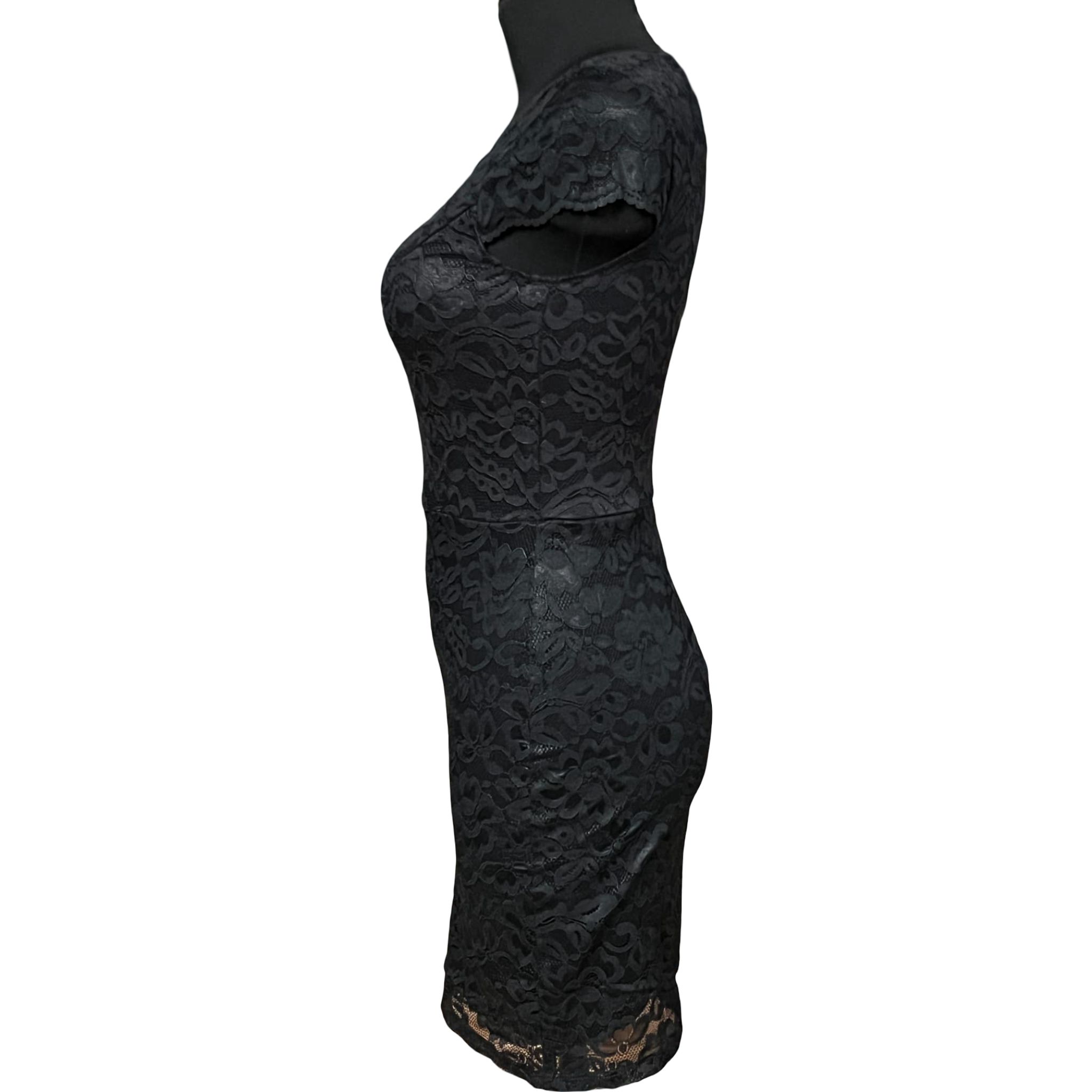 intimissimi Sukienka Przed Kolano W Kwiaty Letnia Wieczorowa Czarna S