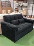 Novo sofá-cama preto - envio gratis
