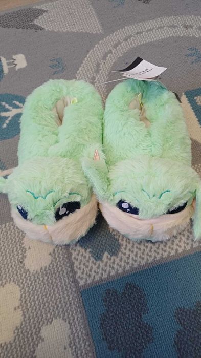 Kapcie star wars mandalorian baby Yoda rozmiar 32/33