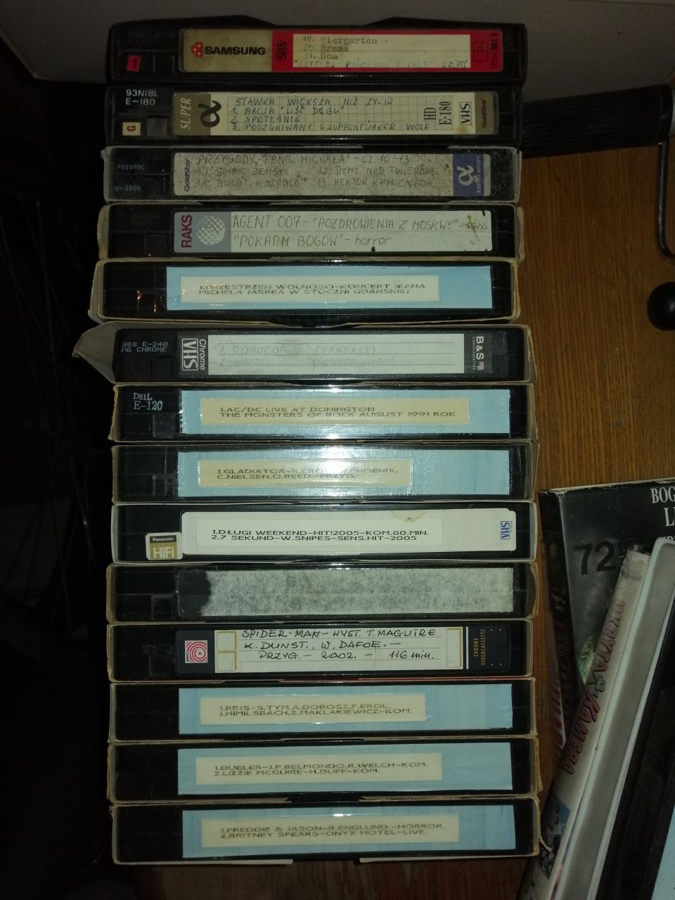 Kasety VHS video