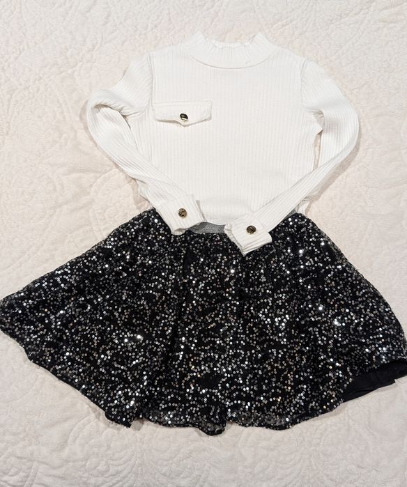 Cekinowa spódniczka 116 122