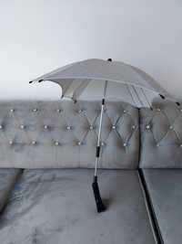 Parasolka parasoleczka junama diamond siwa szara zadbana